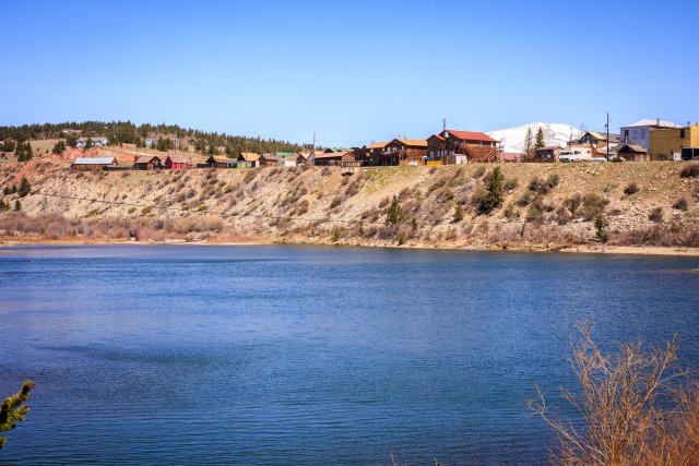 Fairplay from the river